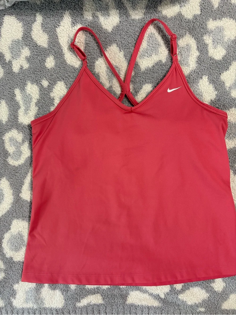 Nike Dri-Fit Sports Bra Pink Racerback Tank Top Women’s M